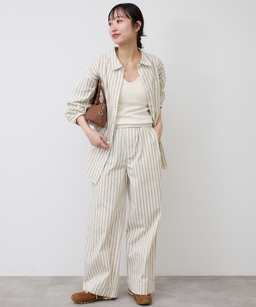SLOBE IENA ストライプ シャツ SLOBE IENA（スローブイエナ） ブラウス シャツ ストライプレイヤー
