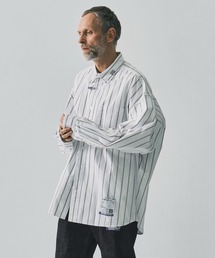 MIHARAYASUHIRO（ミハラヤスヒロ）の「【MIHARAYASUHIRO/ミハラヤスヒロ】COTTON HIGH DENSITY STRIPE LS SHIRTS/in・stru(men-tal).（シャツ/ブラウス）」