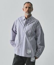MIHARAYASUHIRO（ミハラヤスヒロ）の「【MIHARAYASUHIRO/ミハラヤスヒロ】COTTON HIGH DENSITY STRIPE LS SHIRTS/in・stru(men-tal).（シャツ/ブラウス）」