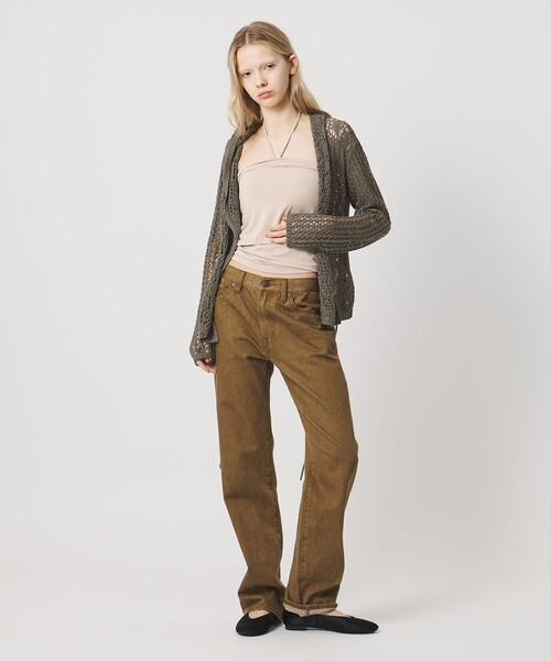 ATTISESSION(アティセッション)の「<ATTISESSION>フーディー ニット カーディガン(カーディガン/ボレロ・レディース・ブラック/オリーブ・FREE)」の7枚目の写真