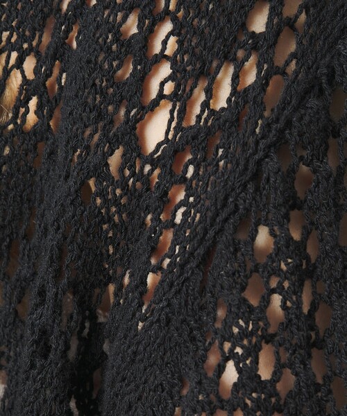 ATTISESSION(アティセッション)の「<ATTISESSION>フーディー ニット カーディガン(カーディガン/ボレロ・レディース・ブラック/オリーブ・FREE)」の17枚目の写真