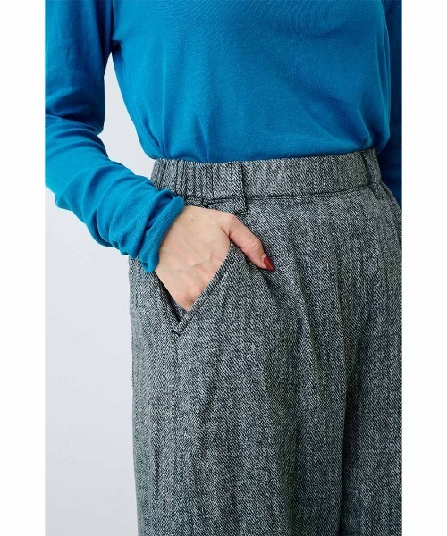 mensha!(メンシャ)の「mensha! まるでデニム!?軽くてやわらかいデニガーゼパンツ(その他パンツ・レディース・ブルー/インディゴブルー/ライトブラック・M/3L/L/LL)」の15枚目の写真