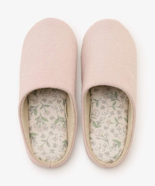 Afternoon Tea（アフタヌーンティー）の「フラワーチャールストン型（ルームシューズ/スリッパ・レディース・ピンク・ONE SIZE）」の2枚目の写真