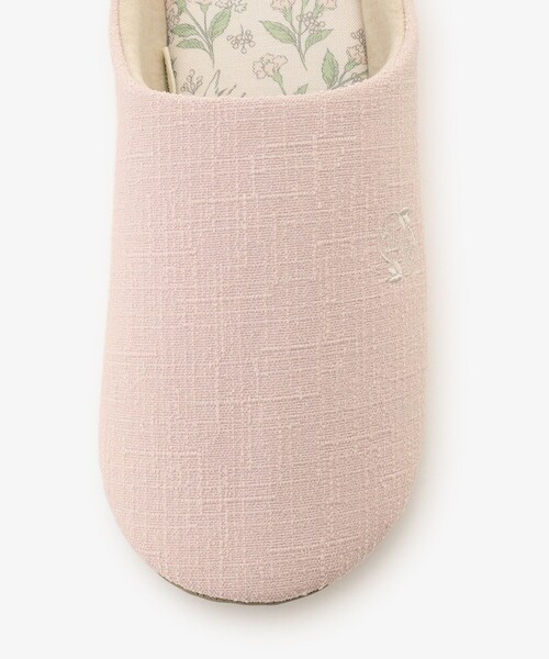 Afternoon Tea（アフタヌーンティー）の「フラワーチャールストン型（ルームシューズ/スリッパ・レディース・ピンク・ONE SIZE）」の4枚目の写真