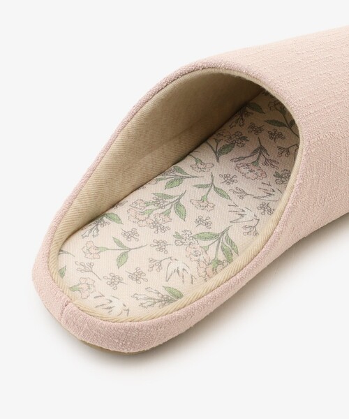 Afternoon Tea（アフタヌーンティー）の「フラワーチャールストン型（ルームシューズ/スリッパ・レディース・ピンク・ONE SIZE）」の5枚目の写真