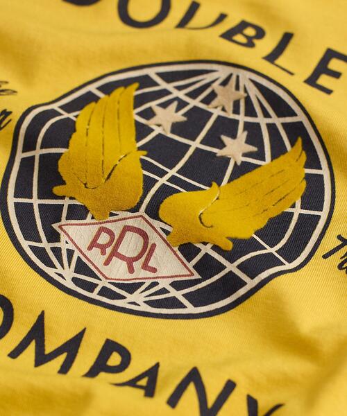 RRL（ダブル アール エル）の「ガーメントダイド ジャージー グラフィック Tシャツ（Tシャツ/カットソー・メンズ・イエロー・XXL/XS/XL/S/M/L）」の5枚目の写真