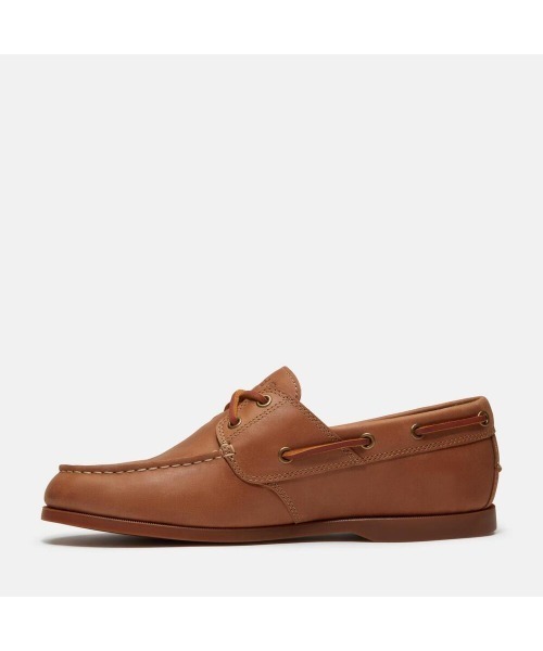 Timberland（ティンバーランド）の「シーダー ベイ エッセンシャル ボート シューズ メンズ（モカシン/デッキシューズ・メンズ・ライトブラウン・26.5cm/26.0cm/25.5cm/25.0cm/30.0cm/29.0cm/28.5cm/28.0cm/27.5cm/27.0cm）」の8枚目の写真