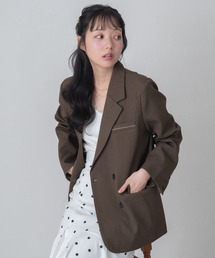 MISCH MASCH | 2026春夏新作 WEB限定 ソフトダブルテーラードジャケット(テーラードジャケット)