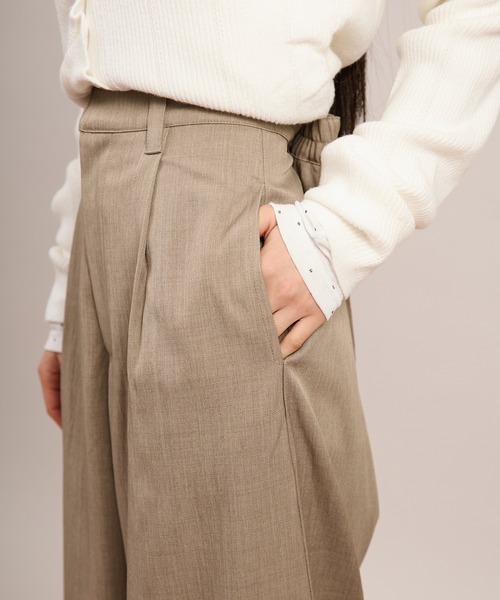 apres jour mignon(アプレジュールミニョン)の「ワイドスラックス(スラックス・レディース・ベージュ/グレー/ブラック・LARGE/MEDIUM/SMALL)」の9枚目の写真