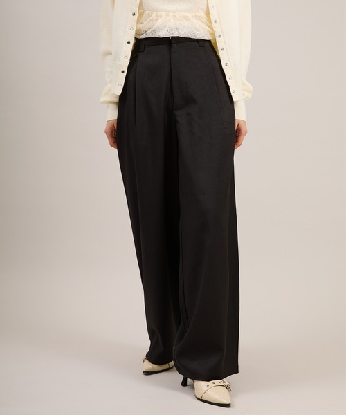 apres jour mignon(アプレジュールミニョン)の「ワイドスラックス(スラックス・レディース・ベージュ/グレー/ブラック・LARGE/MEDIUM/SMALL)」の10枚目の写真