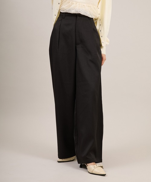 apres jour mignon(アプレジュールミニョン)の「ワイドスラックス(スラックス・レディース・ベージュ/グレー/ブラック・LARGE/MEDIUM/SMALL)」の11枚目の写真