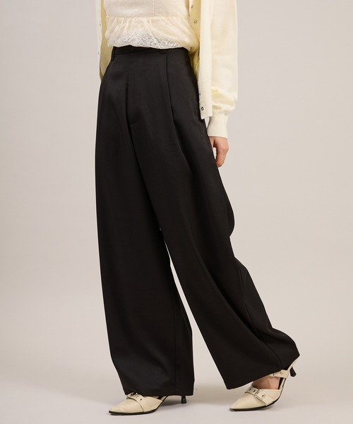 apres jour mignon(アプレジュールミニョン)の「ワイドスラックス(スラックス・レディース・ベージュ/グレー/ブラック・LARGE/MEDIUM/SMALL)」の12枚目の写真