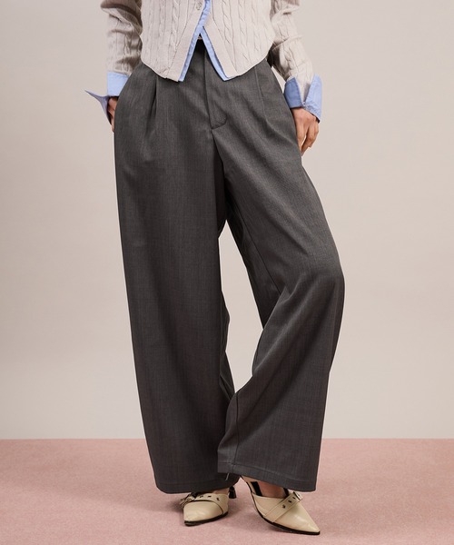 apres jour mignon(アプレジュールミニョン)の「ワイドスラックス(スラックス・レディース・ベージュ/グレー/ブラック・LARGE/MEDIUM/SMALL)」の19枚目の写真