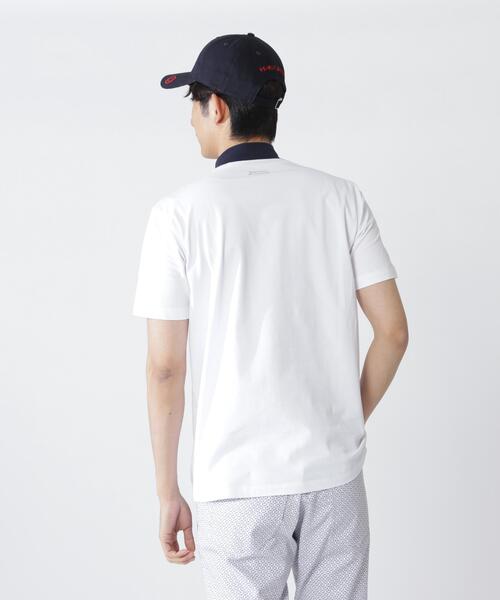 PEARLY GATES(パーリーゲイツ)の「【PEARLY GATES】80/1 36Gベアカノコ(Tシャツ/カットソー・メンズ・ホワイト/ネイビー・MEDIUM/LARGE/X-LARGE/XX-LARGE)」の6枚目の写真