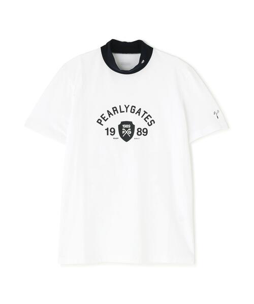 PEARLY GATES(パーリーゲイツ)の「【PEARLY GATES】80/1 36Gベアカノコ(Tシャツ/カットソー・メンズ・ホワイト/ネイビー・MEDIUM/LARGE/X-LARGE/XX-LARGE)」の7枚目の写真