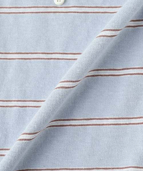 DAIRIKU(ダイリク)の「DAIRIKU / ダイリク "Benjamin"Button Border Skipper(ポロシャツ・メンズ・ブルー系その他・LARGE/MEDIUM)」の4枚目の写真
