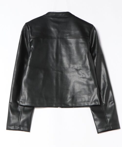 3.3 Field Trip （3.3フィールドトリップ）の「3.3 Field Trip／フェイクレザーリベットスリーブジャケット（ブルゾン・レディース・ブラック・FREE）」の13枚目の写真