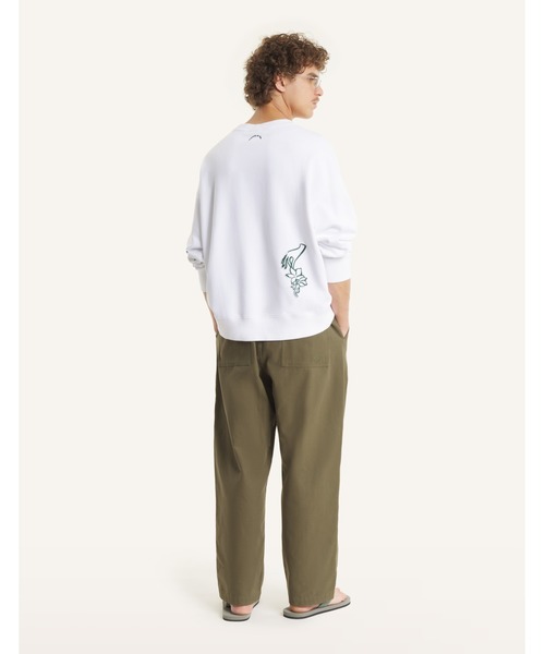 Maison Kitsune（メゾンキツネ）の「ART NOUVEAU STAMPS OVERSIZE SWEATSHIRT（スウェット・メンズ・グリーン系その他/ホワイト・M/S/XS/XL/L）」の8枚目の写真