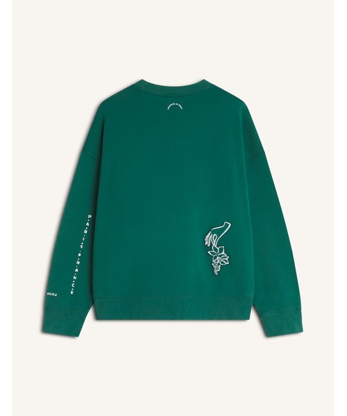 Maison Kitsune（メゾンキツネ）の「ART NOUVEAU STAMPS OVERSIZE SWEATSHIRT（スウェット・メンズ・グリーン系その他/ホワイト・M/S/XS/XL/L）」の12枚目の写真