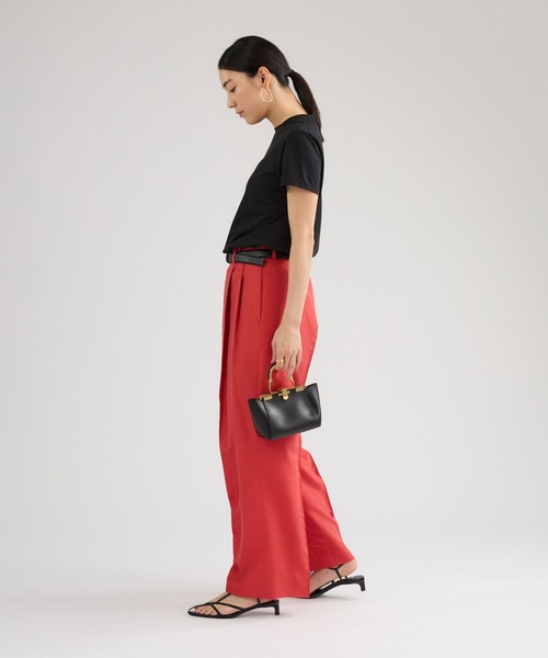 Chaos（カオス）の「Chaos(カオス)/ ブランリータックパンツ（スラックス・レディース・カーキ/レッド・38/36）」の11枚目の写真