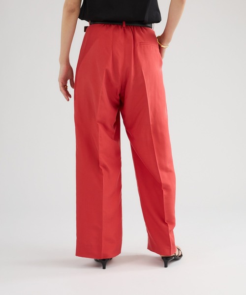 Chaos（カオス）の「Chaos(カオス)/ ブランリータックパンツ（スラックス・レディース・カーキ/レッド・38/36）」の14枚目の写真