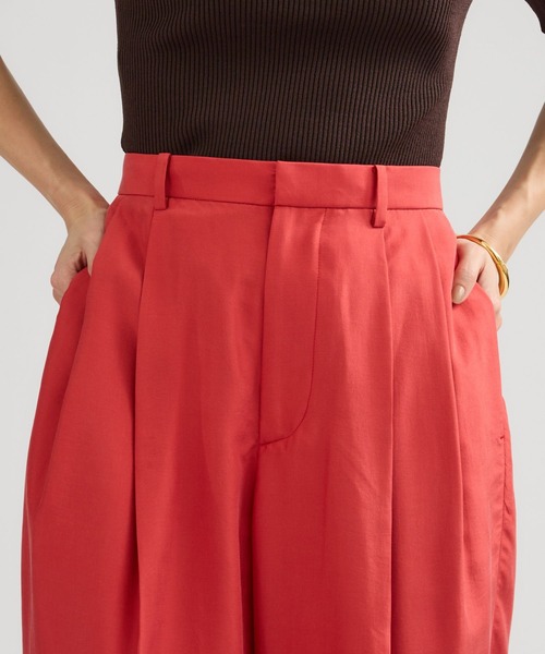 Chaos（カオス）の「Chaos(カオス)/ ブランリータックパンツ（スラックス・レディース・カーキ/レッド・38/36）」の5枚目の写真