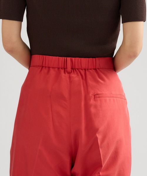 Chaos（カオス）の「Chaos(カオス)/ ブランリータックパンツ（スラックス・レディース・カーキ/レッド・38/36）」の7枚目の写真