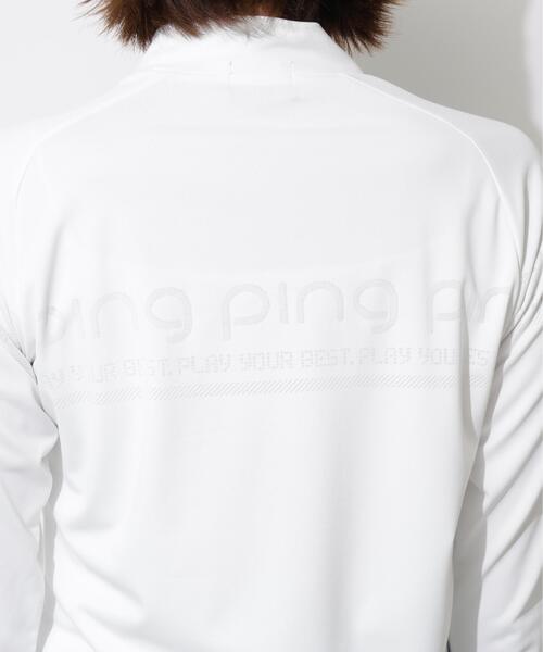 PING(ピン)の「【PING APPAREL】ロゴジャカード長袖ハイネックシャツ <PERFORMANCE> (LADIES)(Tシャツ/カットソー・レディース・ホワイト/ブラック/ブルー系その他・L/LL/M/S)」の15枚目の写真