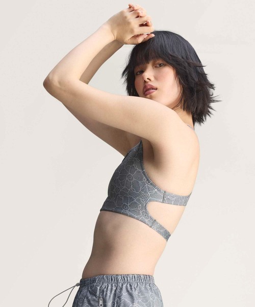 adidas by Stella McCartney(アディダスバイステラマッカートニー)の「aSMC TPA M CR P【adidas by Stella McCartney】 / アディダス adidas(Tシャツ/カットソー・レディース・グレー・MEDIUM/LARGE/X-LARGE/SMALL)」の2枚目の写真