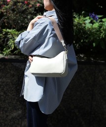 cooco シュリンクレザーダブルストラップ2WAYショルダーバッグ