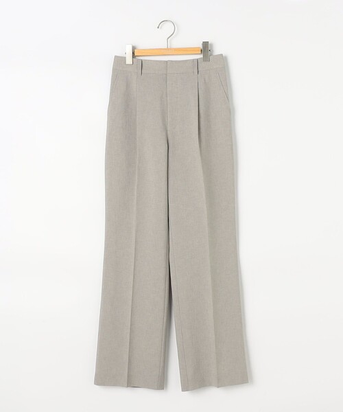 NOLLEY’S Sophi(ノーリーズソフィ)の「《セットアップ対応》ウォッシャブルブリーザブルシャンブレーセミワイドパンツ(その他パンツ・レディース・ネイビー/ベージュ/ライトグレー・34/36/38)」の13枚目の写真