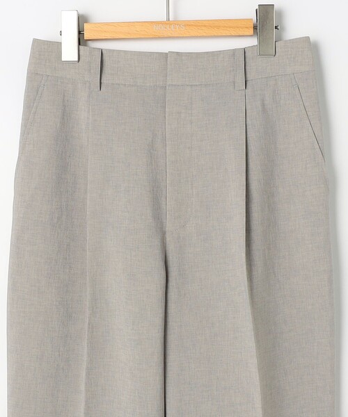 NOLLEY’S Sophi(ノーリーズソフィ)の「《セットアップ対応》ウォッシャブルブリーザブルシャンブレーセミワイドパンツ(その他パンツ・レディース・ネイビー/ベージュ/ライトグレー・34/36/38)」の15枚目の写真