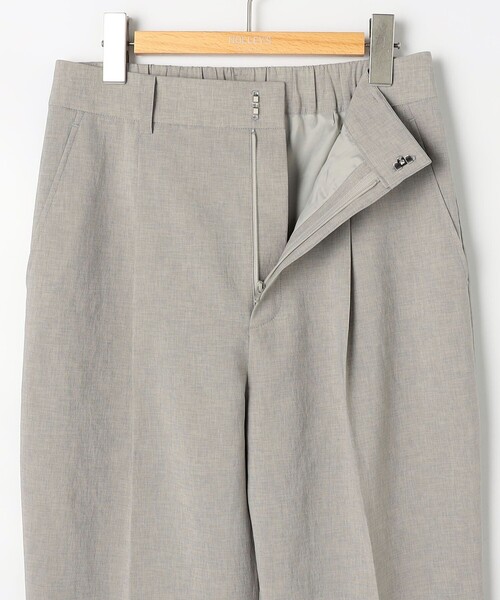 NOLLEY’S Sophi(ノーリーズソフィ)の「《セットアップ対応》ウォッシャブルブリーザブルシャンブレーセミワイドパンツ(その他パンツ・レディース・ネイビー/ベージュ/ライトグレー・34/36/38)」の16枚目の写真
