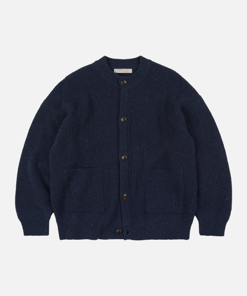 FRIZMWORKS(フリズムワークス)の「BOCACI WOOL ROUND CARDIGAN _ NAVY(カーディガン/ボレロ・メンズ・その他・SMALL/MEDIUM/LARGE/X-LARGE)」の1枚目の写真