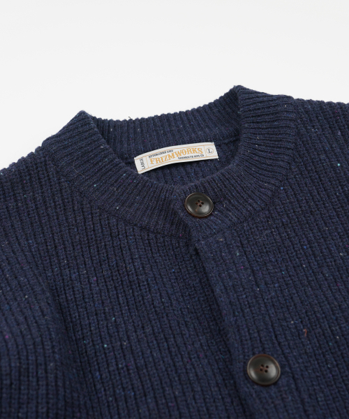 FRIZMWORKS(フリズムワークス)の「BOCACI WOOL ROUND CARDIGAN _ NAVY(カーディガン/ボレロ・メンズ・その他・SMALL/MEDIUM/LARGE/X-LARGE)」の3枚目の写真