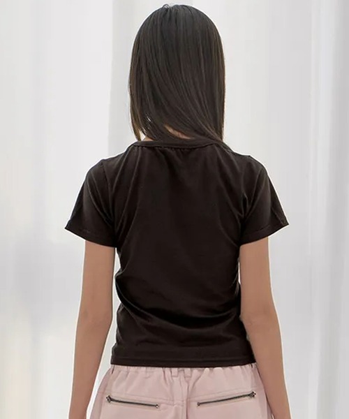 Ada.(エイダ)の「◇FANCYCLUB◇ブランド直輸入正規品/クロス キラ Tシャツ CROSS KIRA TEE(Tシャツ/カットソー・レディース・ホワイト/ブラック・FREE)」の9枚目の写真
