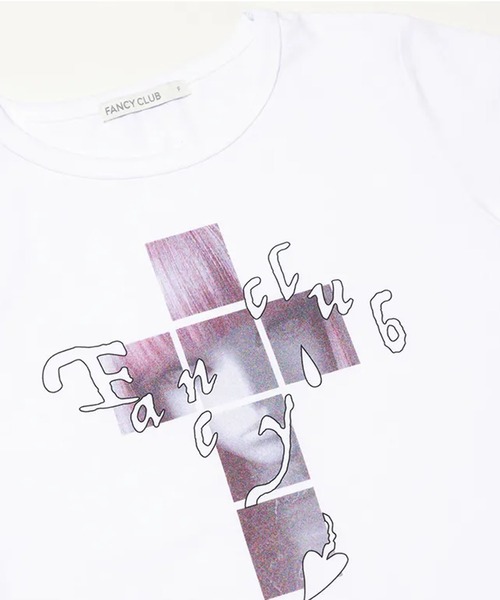 Ada.(エイダ)の「◇FANCYCLUB◇ブランド直輸入正規品/クロス キラ Tシャツ CROSS KIRA TEE(Tシャツ/カットソー・レディース・ホワイト/ブラック・FREE)」の17枚目の写真