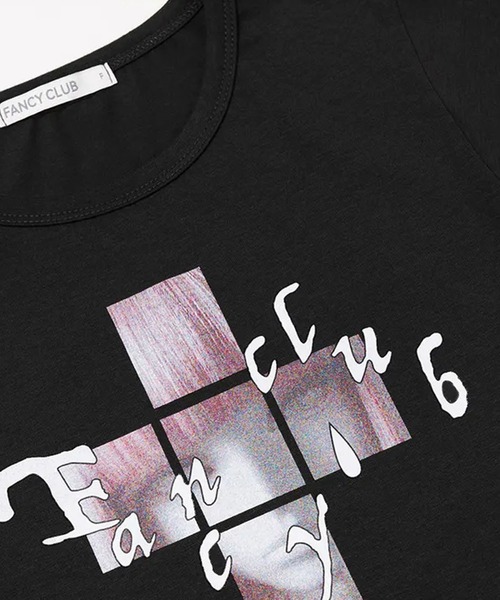 Ada.(エイダ)の「◇FANCYCLUB◇ブランド直輸入正規品/クロス キラ Tシャツ CROSS KIRA TEE(Tシャツ/カットソー・レディース・ホワイト/ブラック・FREE)」の20枚目の写真