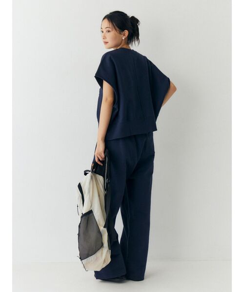 Ungrid（アングリッド）の「BOOK CLUB別注スウェットパンツ（スウェットパンツ・レディース・アイボリー/ネイビー・FREE）」の9枚目の写真