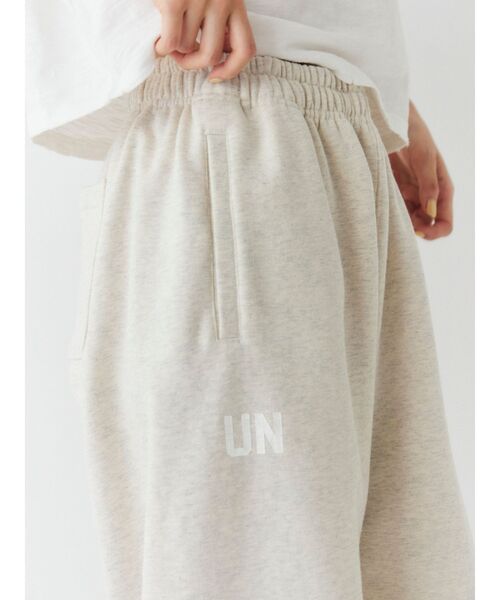 Ungrid（アングリッド）の「BOOK CLUB別注スウェットパンツ（スウェットパンツ・レディース・アイボリー/ネイビー・FREE）」の13枚目の写真