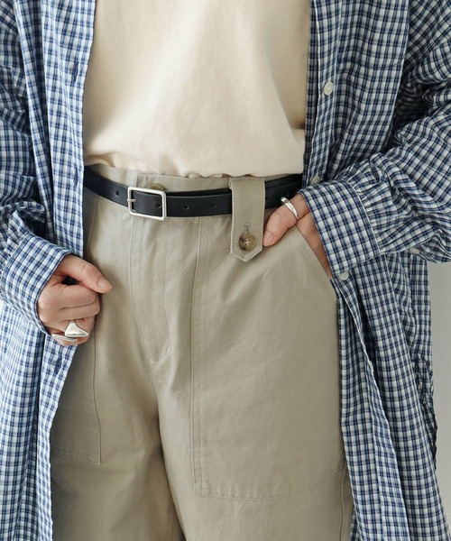 PAR ICI（パーリッシィ）の「ホーク レザーベルト（ベルト・レディース・ブラック/レッド/ブラウン・FREE）」の2枚目の写真