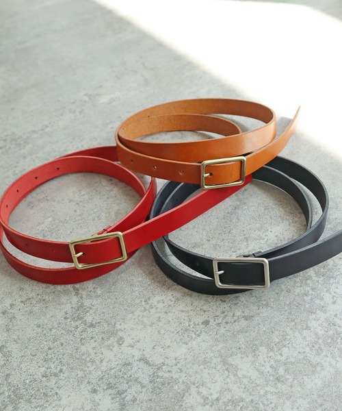 PAR ICI（パーリッシィ）の「ホーク レザーベルト（ベルト・レディース・ブラック/レッド/ブラウン・FREE）」の4枚目の写真