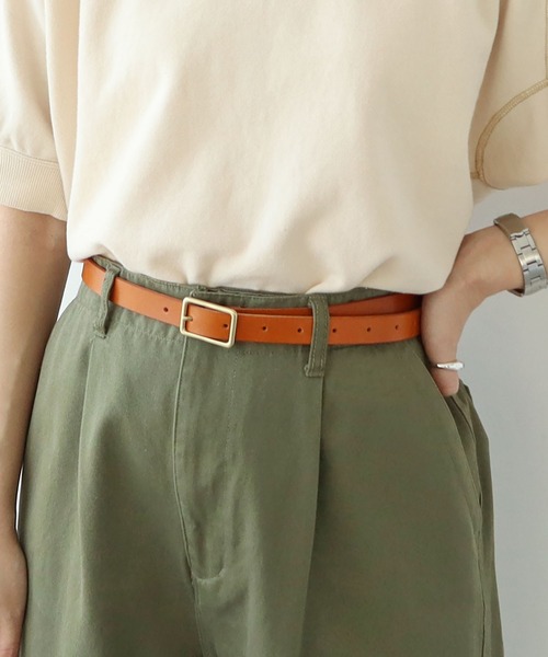 PAR ICI（パーリッシィ）の「ホーク レザーベルト（ベルト・レディース・ブラック/レッド/ブラウン・FREE）」の13枚目の写真