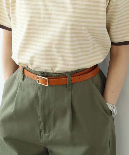 PAR ICI（パーリッシィ）の「ホーク レザーベルト（ベルト・レディース・ブラック/レッド/ブラウン・FREE）」の15枚目の写真