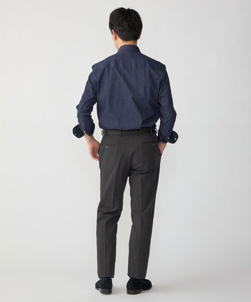 SHIPS（シップス）の「SHIPS:〈FUNCTION〉ウォッシュド デニム ウエスタン シャツ（シャツ/ブラウス・メンズ・ダークブルー・SMALL/MEDIUM/LARGE/X-LARGE）」の9枚目の写真