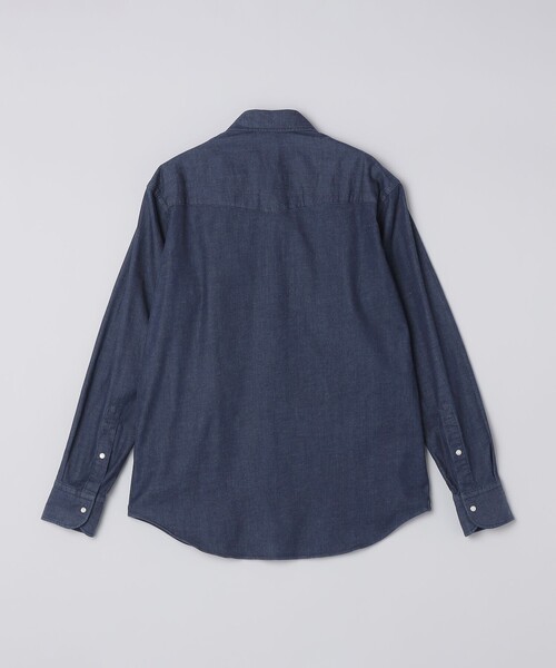 SHIPS（シップス）の「SHIPS:〈FUNCTION〉ウォッシュド デニム ウエスタン シャツ（シャツ/ブラウス・メンズ・ダークブルー・SMALL/MEDIUM/LARGE/X-LARGE）」の13枚目の写真