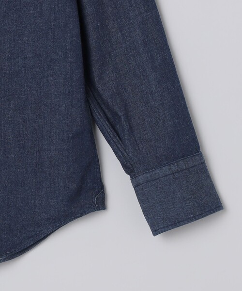 SHIPS（シップス）の「SHIPS:〈FUNCTION〉ウォッシュド デニム ウエスタン シャツ（シャツ/ブラウス・メンズ・ダークブルー・SMALL/MEDIUM/LARGE/X-LARGE）」の15枚目の写真