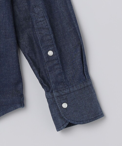 SHIPS（シップス）の「SHIPS:〈FUNCTION〉ウォッシュド デニム ウエスタン シャツ（シャツ/ブラウス・メンズ・ダークブルー・SMALL/MEDIUM/LARGE/X-LARGE）」の16枚目の写真