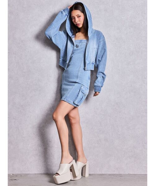 GYDA(ジェイダ)の「BASICチャンキーサンダル(サンダル・レディース・オフホワイト/ブラック・LARGE/MEDIUM/SMALL)」の12枚目の写真