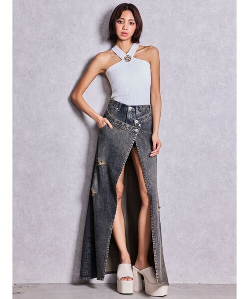GYDA(ジェイダ)の「BASICチャンキーサンダル(サンダル・レディース・オフホワイト/ブラック・LARGE/MEDIUM/SMALL)」の15枚目の写真
